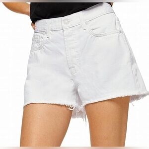NWT 7 for all Mankind Monroe White Cut Off Women’s Shorts